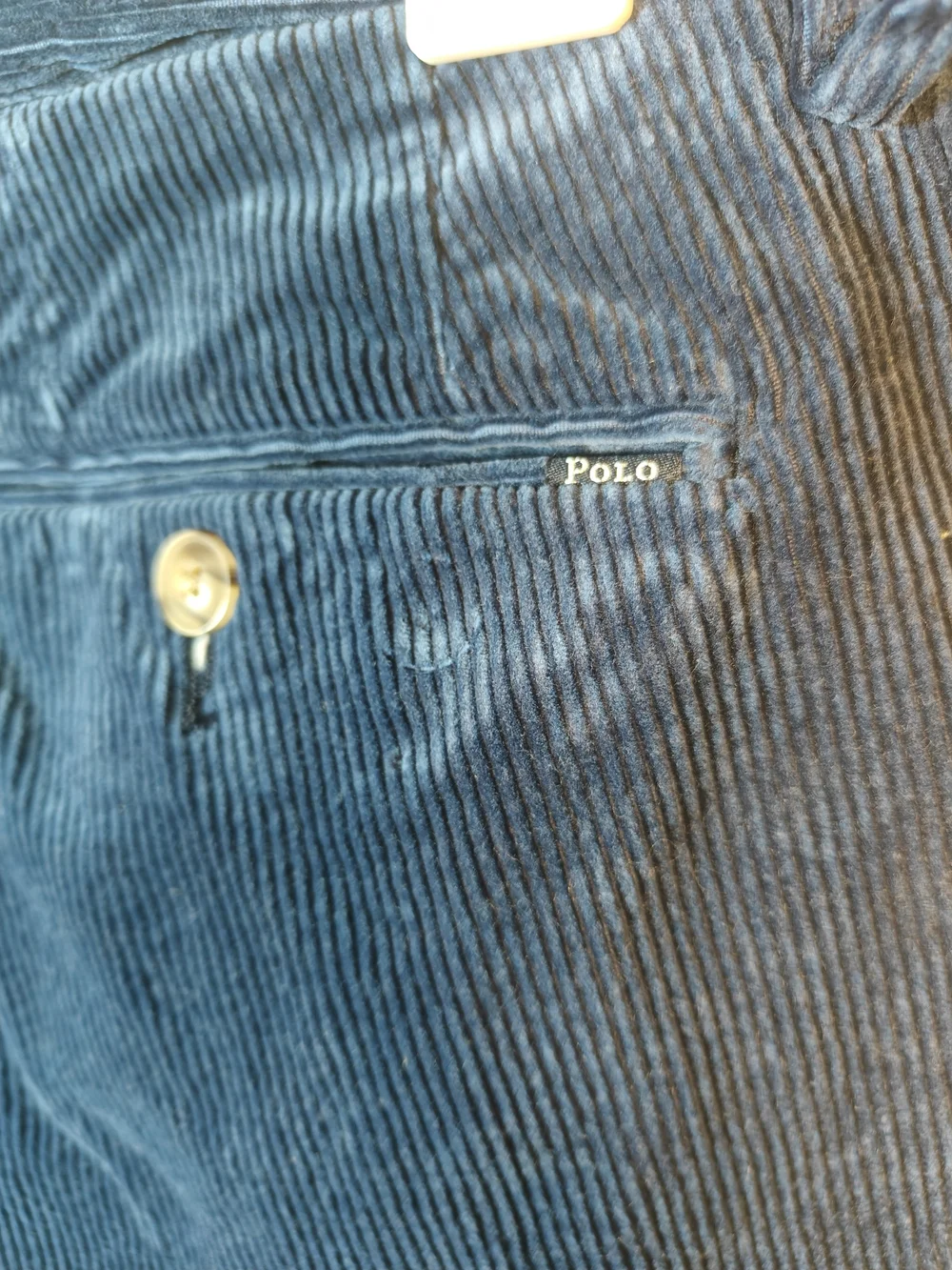 Polo Ralph Lauren Men's Navy Blue Classic Fit Corduroy Pants